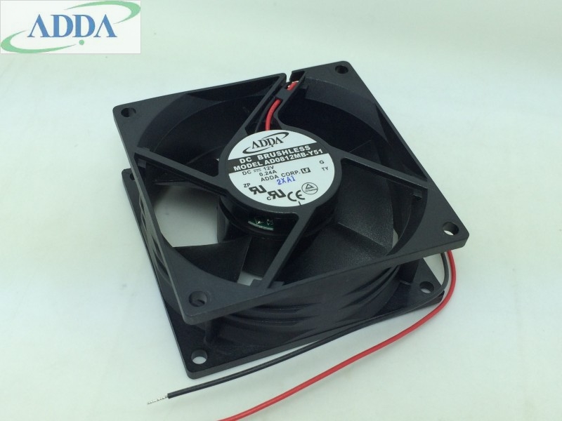     ð , ADDA AD0812MB-Y51 DC 12V, 0.24A, 8cm 8032, 80x80x32mm